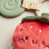 Itzy Ritzy - Anneau de dentition et peluche - Fraise