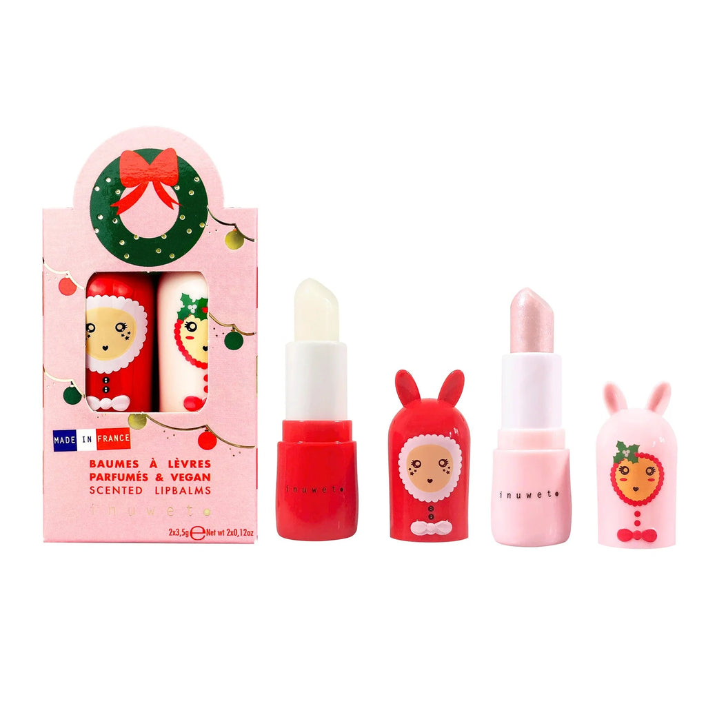 Lip Balm and Varnish Duo - Christmas Wreath - Inuwet