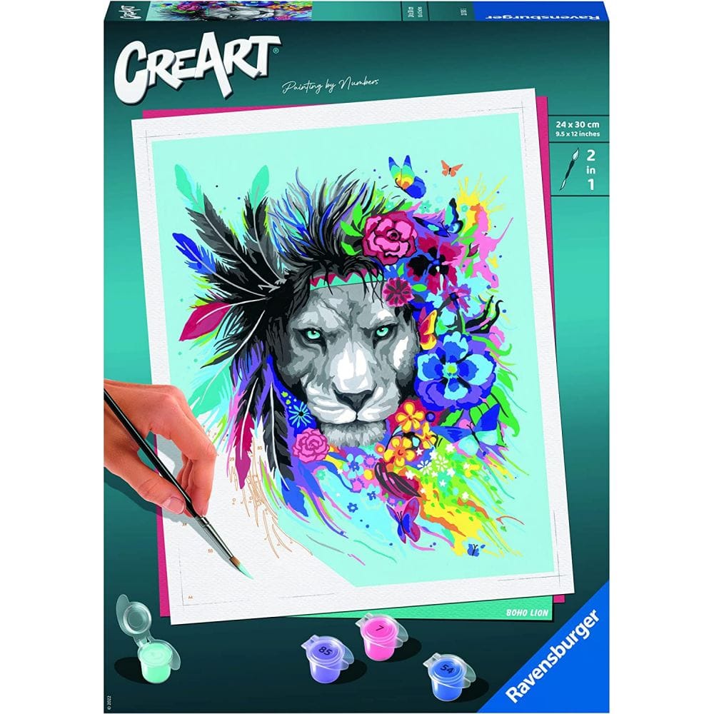 Ravensburger-peinture a numéro boho lion