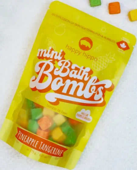 HAPPY HIPPO mini bombe de bain ananas tangerine
