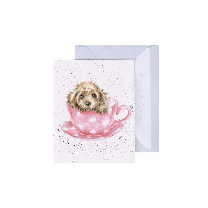Wrendale-card teacup pup
