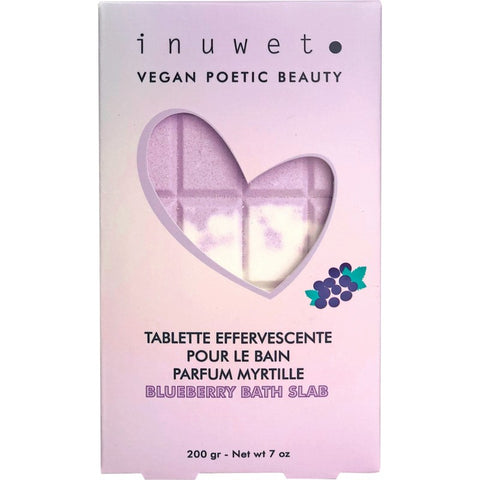 Inuwet effervescent bath tablet blueberry scent 200gr Final Sale