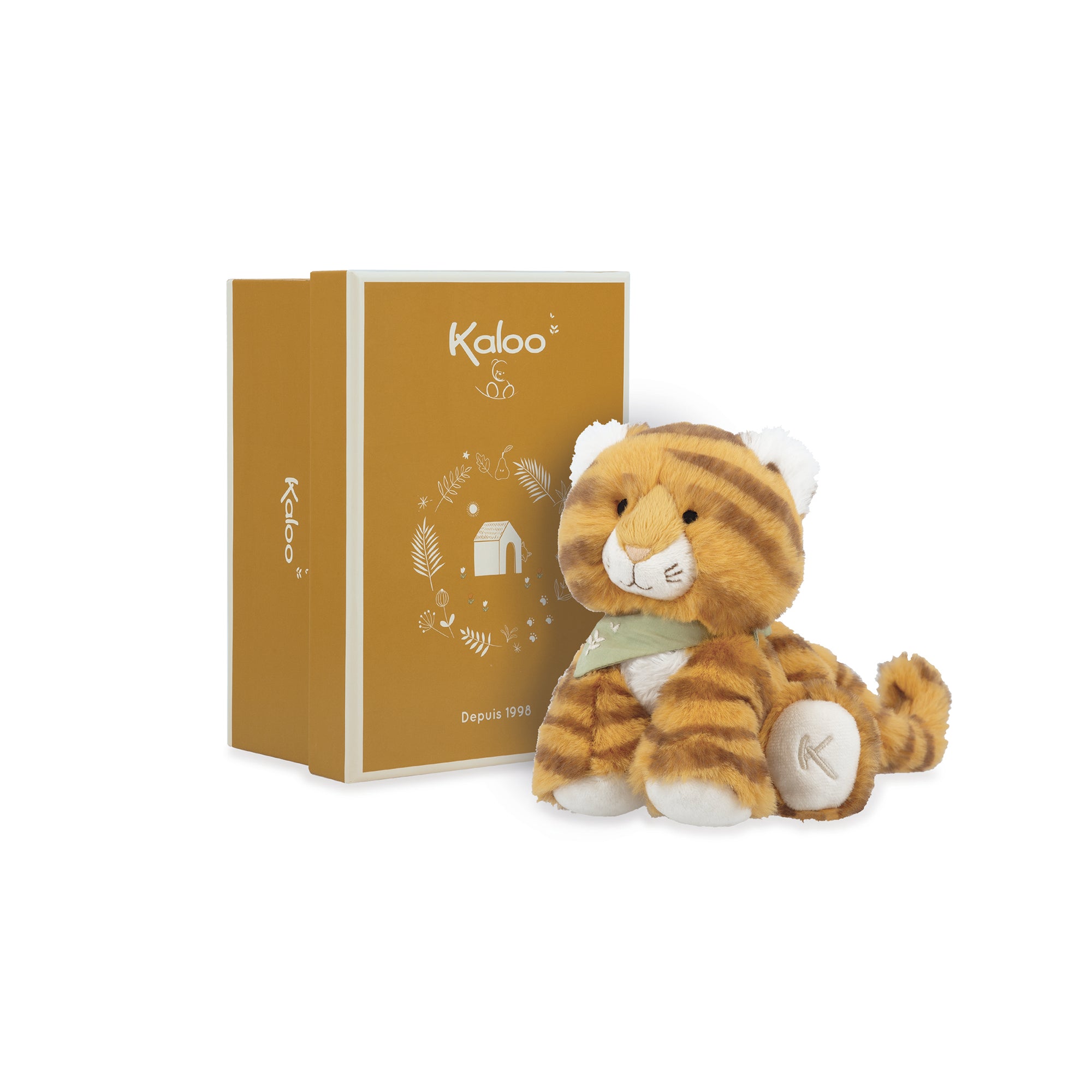 Kaloo - Papaya Tiger Plush Toy 5"