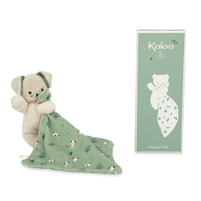 Kaloo-green dog soft toy