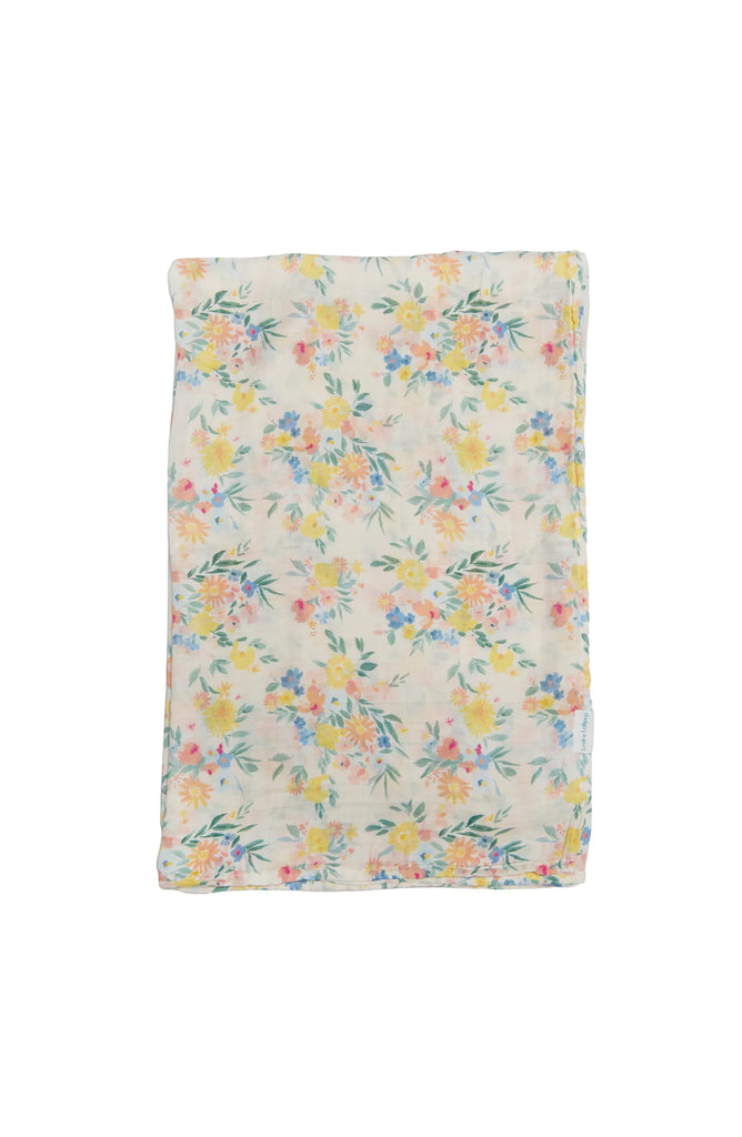 Loulou Lollipop - Couverture en Mousseline de Bambou, Bouquet Floral