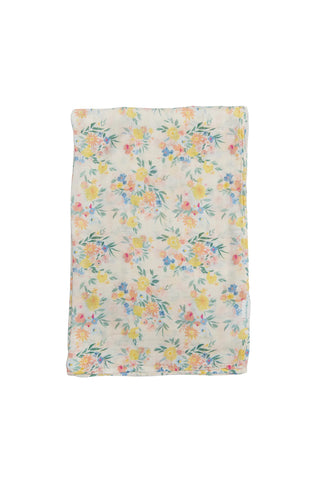 Loulou Lollipop - Bamboo Muslin Blanket, Floral Bouquet