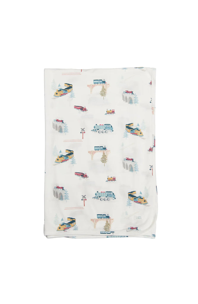 Loulou Lollipop - Bamboo Muslin Blanket, All Aboard 