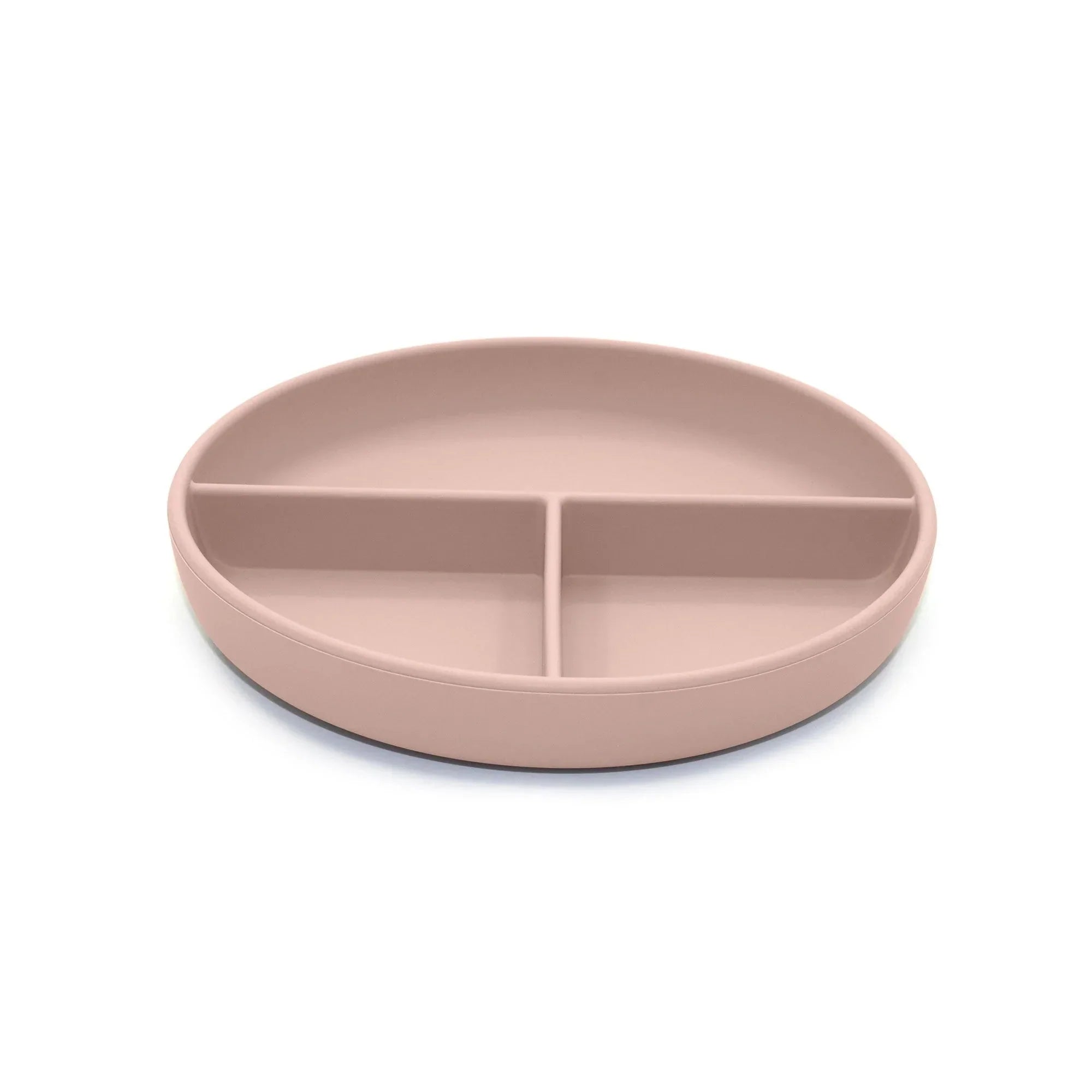 noüka Compartmentalized Suction Plate – Soft Blush