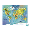 Janod-puzzle 100 pcs world