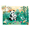 Silhouette puzzle / Leo the panda / 24 pcs