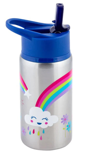 Rainbow Flip Top Stainless Steel Bottle Final Sale