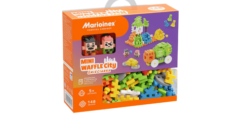 Mini Waffle - Camion Recyclage 148 pcs (FR-EN)