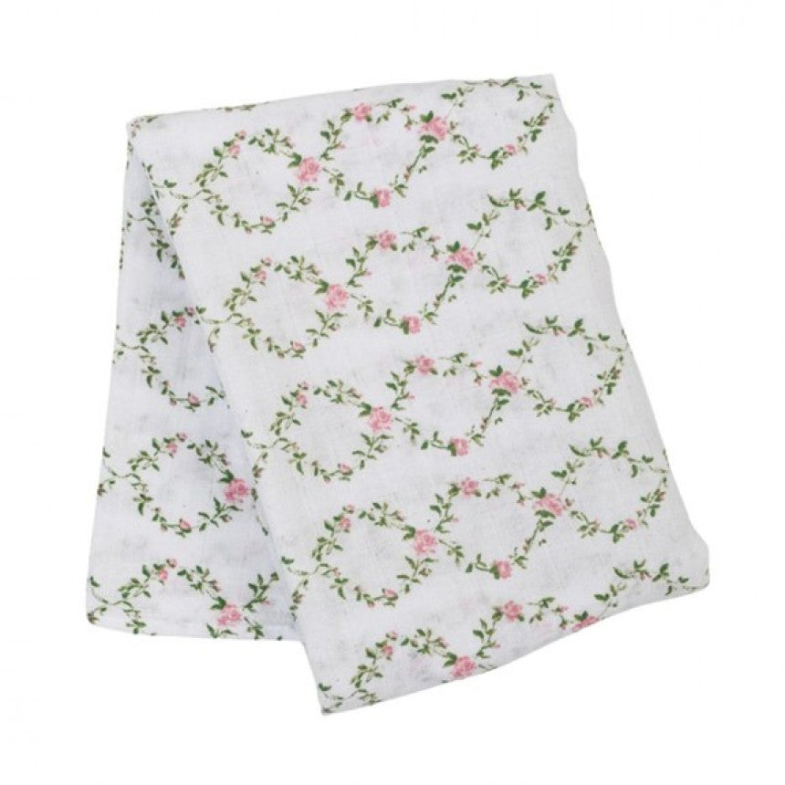 Lulujo - mousseline - Trellis de roses