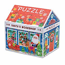 Crocodile Creek - 50 Piece House Puzzle - Santa's Workshop 5