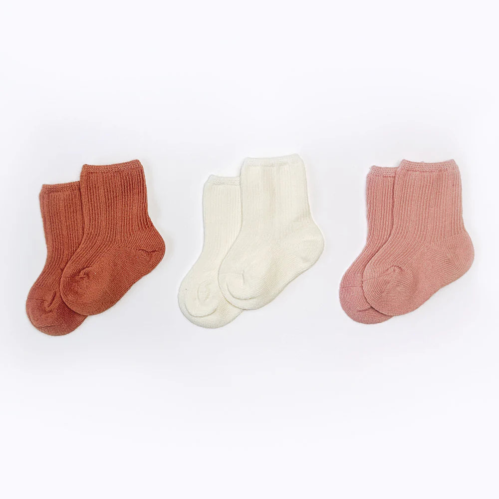 belanj-bas rose/blanc/coral 3-5 ans