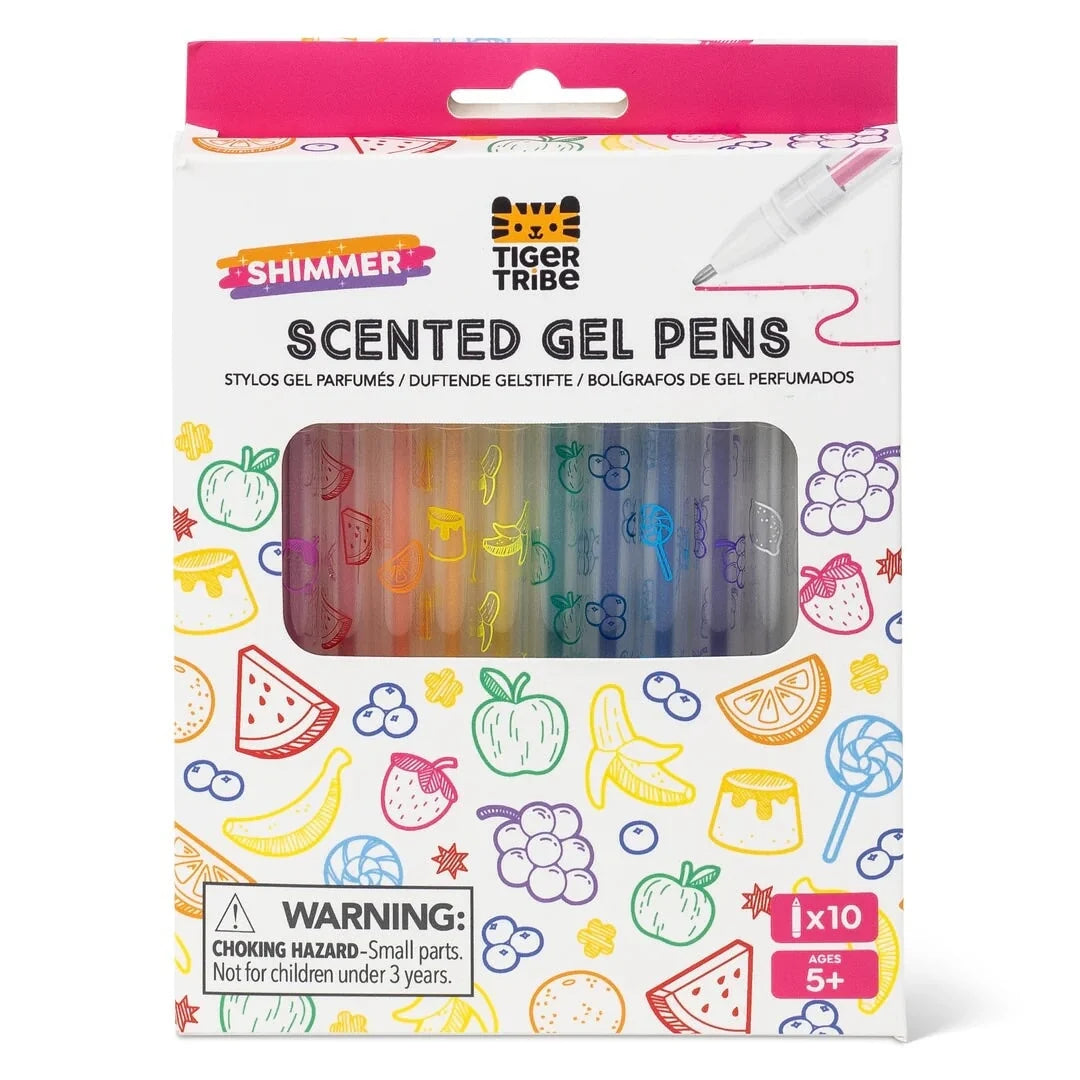Stylos gel - Parfumés et scintillants - Tiger Tribe