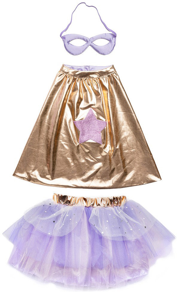 super heros mauve 4-6 ans