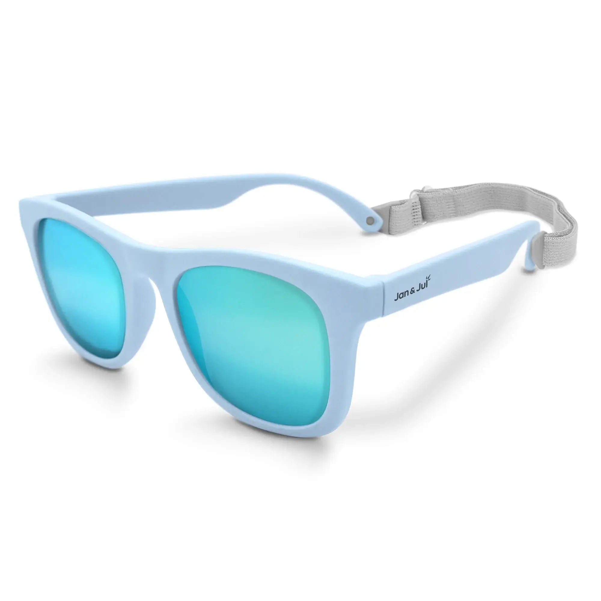 Lunette de soleil Urban Xplorer - Bleu Pale Aurora - Jan & Jul avec protections UV complètes.