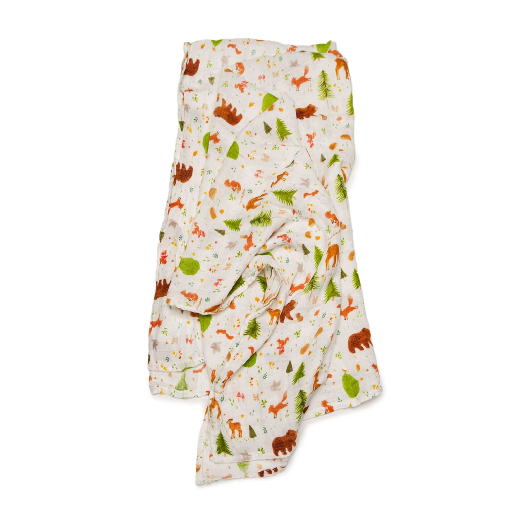 LouLou Lollipop Muslin Swaddle – Forest Friends