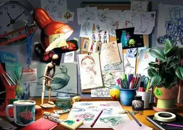 The Artist's Desk 1000p