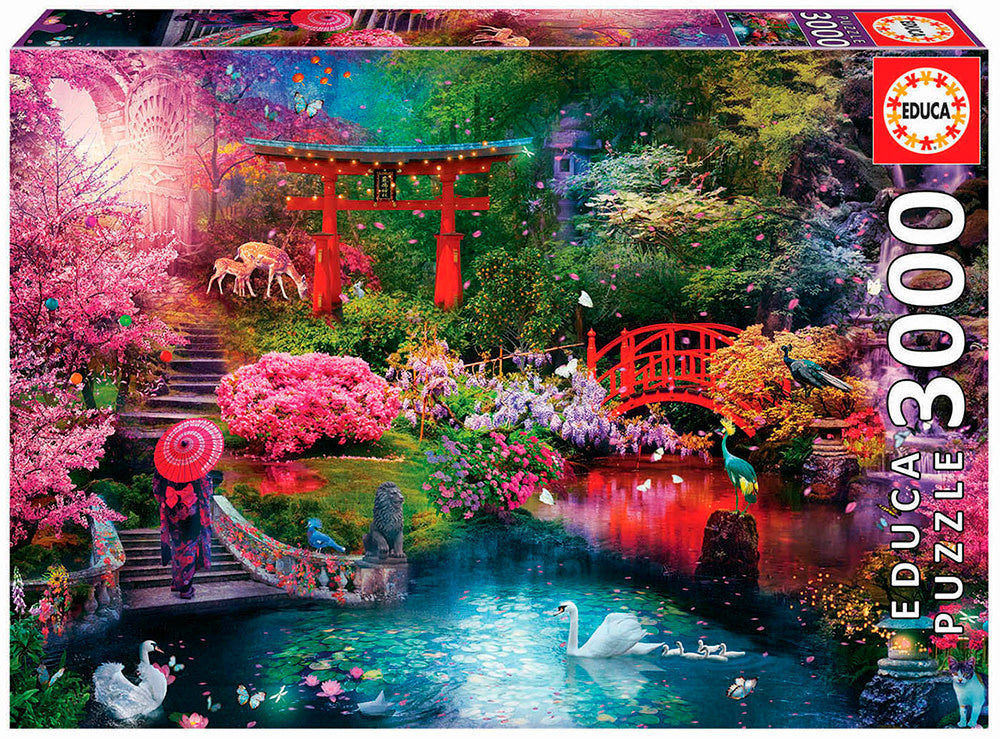 puzzle 3000 mcx jardin japonais