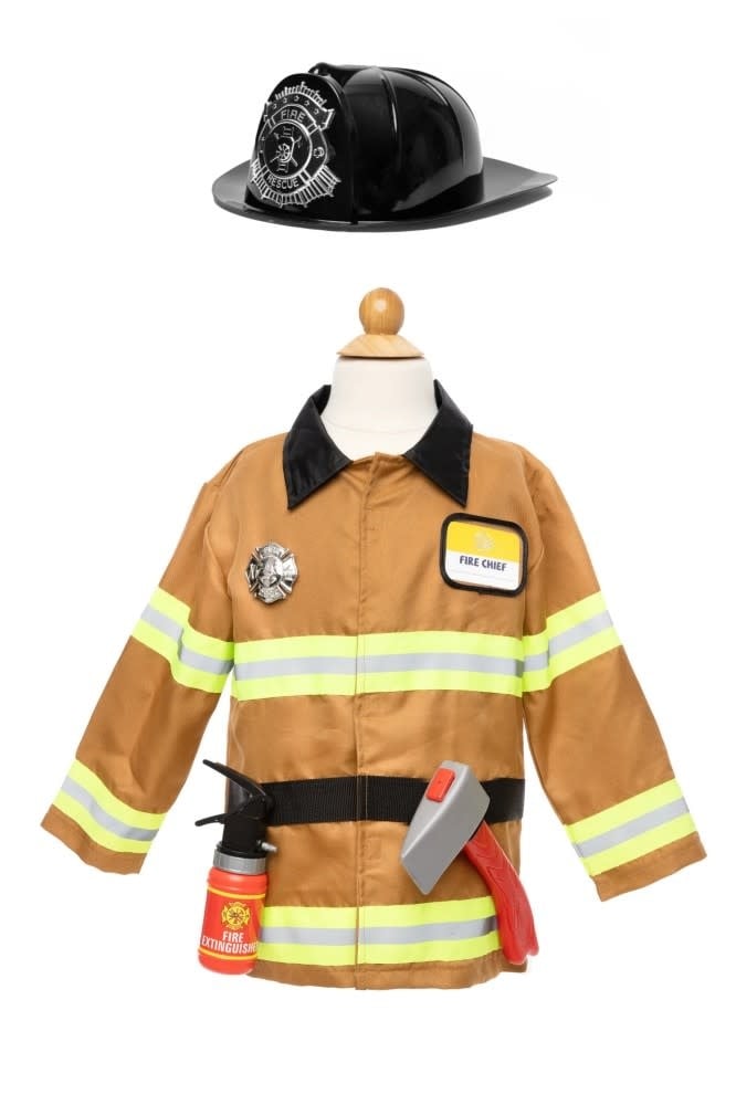 Tan Firefighter Costume - Size 5-6