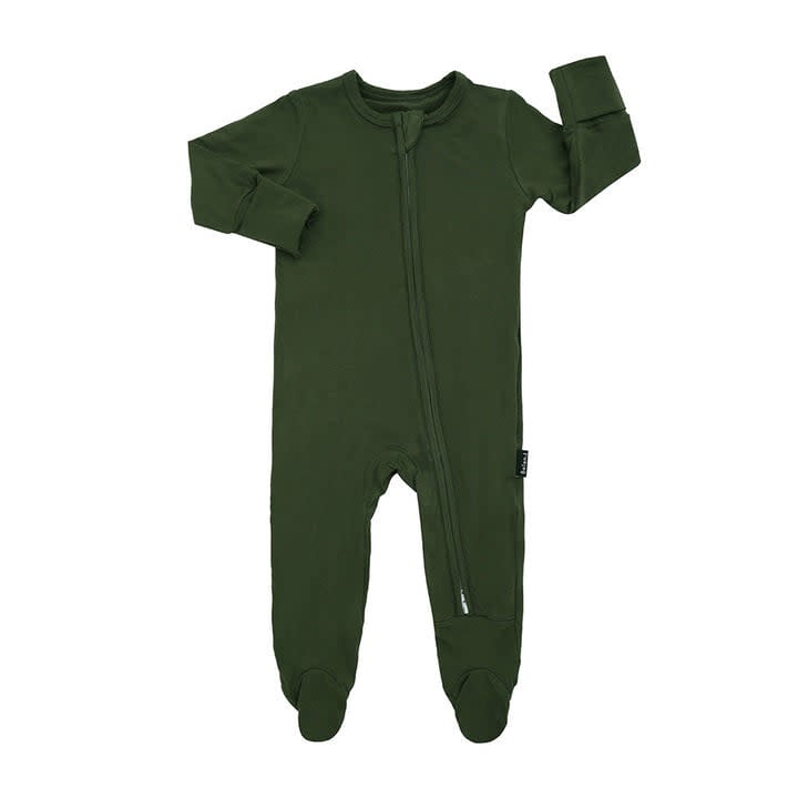 Footed Zipper Sleeper - Forest Green12-18 mois