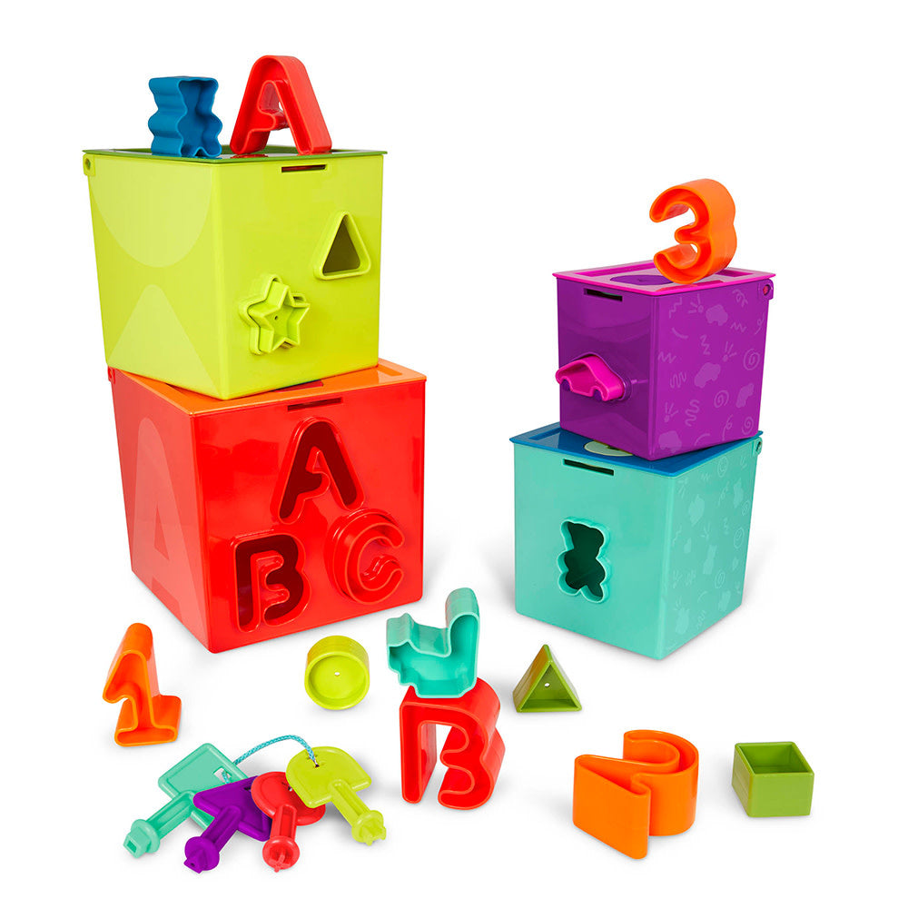 Battat - Lock & Learn Activity cubes
