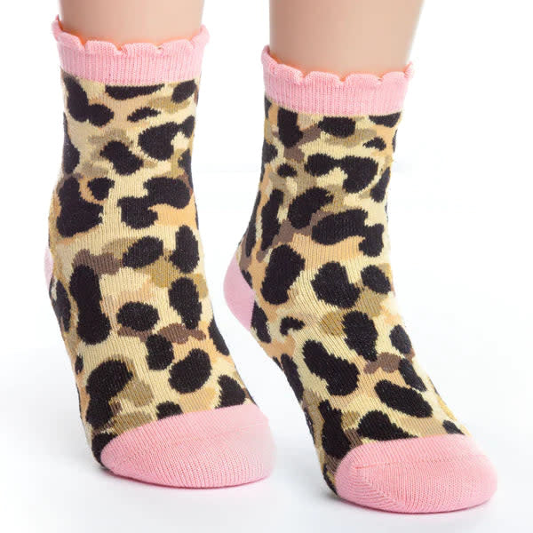 STEPHEN JOSEPH TODDLER SOCKS - LEOPARDmédium