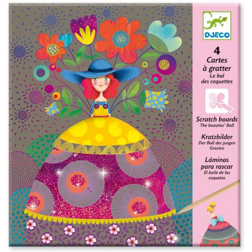  Djeco 09724 Scratch cards / Beauties' ball