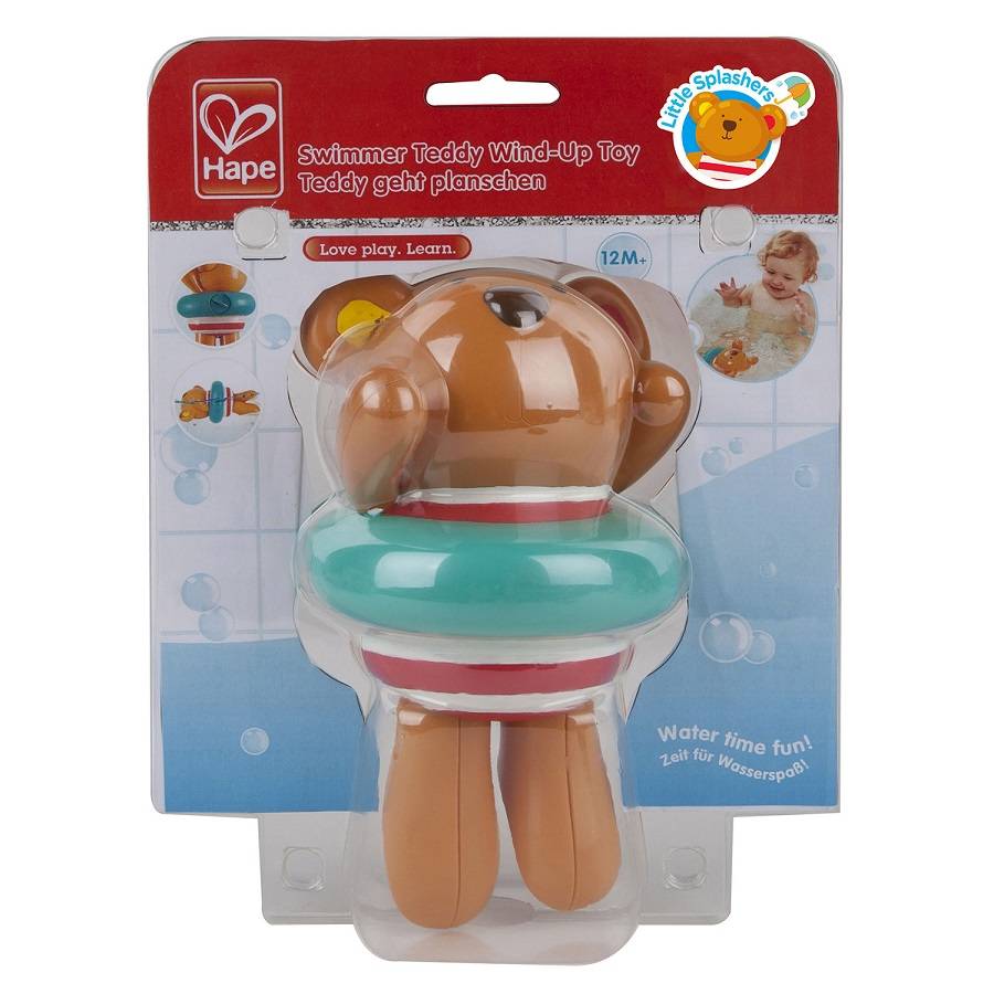 Hape E0204 Swimmer Teddy Bath Toy