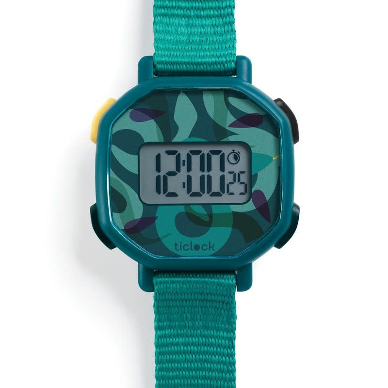 Digital watch/Green snakes