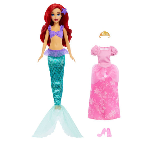 Princesse Disney - Ariel 2-en-1 sirène et princesse