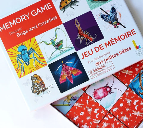 Jeu de mémoire Petites bêtes