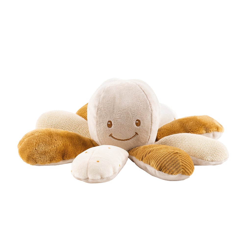 Nattou - Activity Cuddly Octopus - caramel