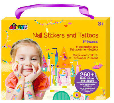Avenir: Nail Stickers & Tattoos Set - Princess