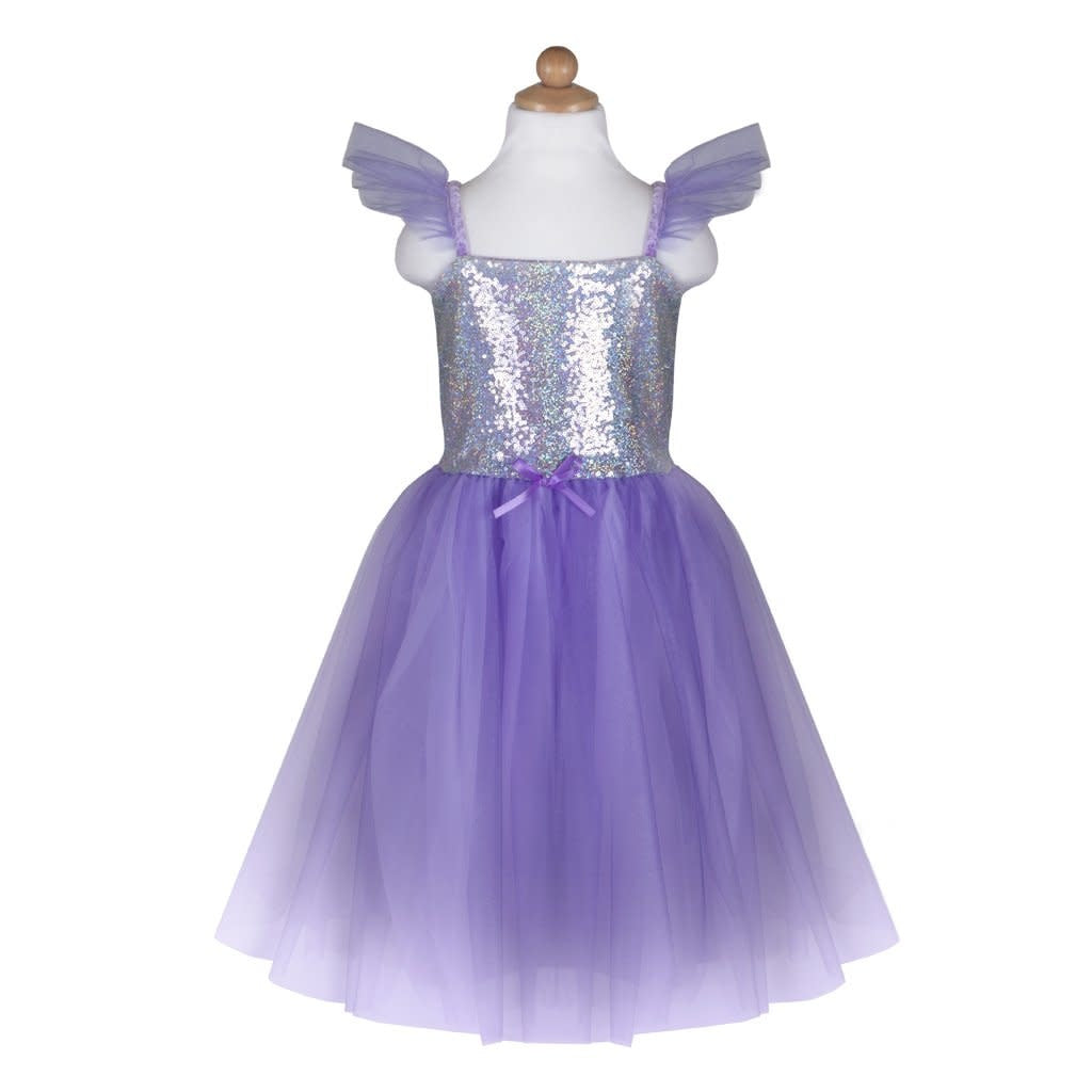 Sequins Princess Dress Lilac
