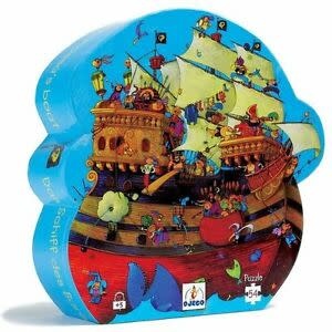 Silhouette Puzzle / Barbarossa's Boat / 54 pcs