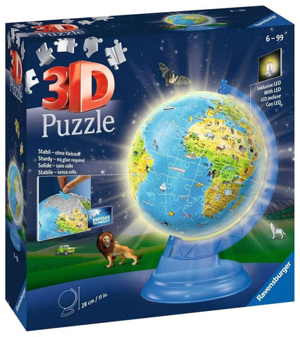 Puzzle 3D Globe illuminé - 180 pièces