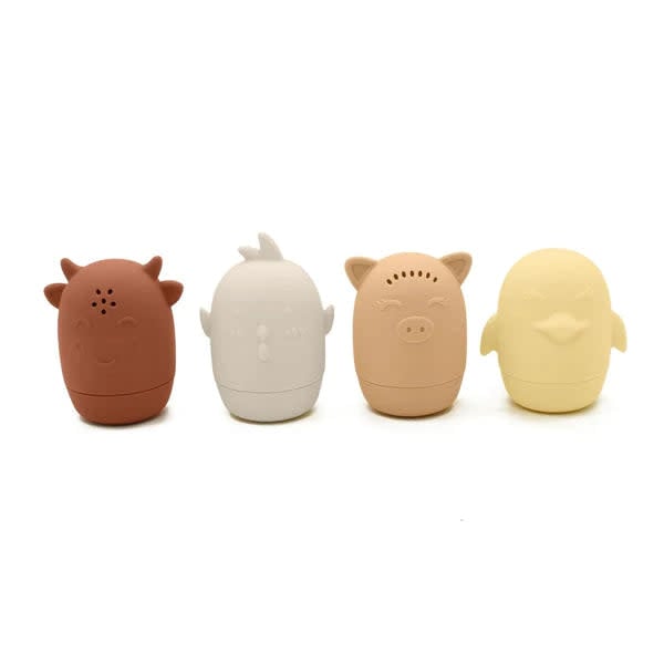 NOUKA FARM BATH TOYS - EARTH