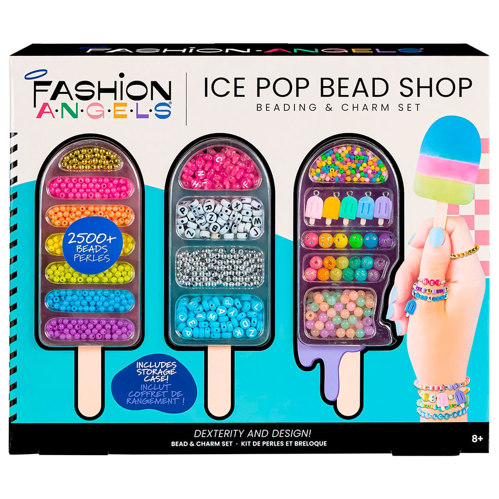   Fashion Angels - Ice Pop Bead Shop - Bead and Charm Set