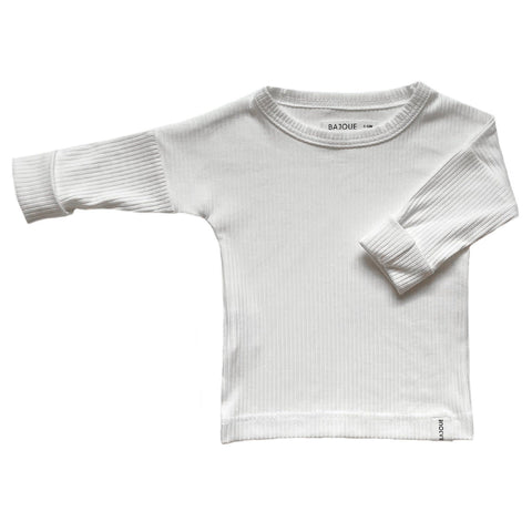 BAMBOO SWEATER FOR BABIES AND CHILDREN - CREAM  4-6 ans