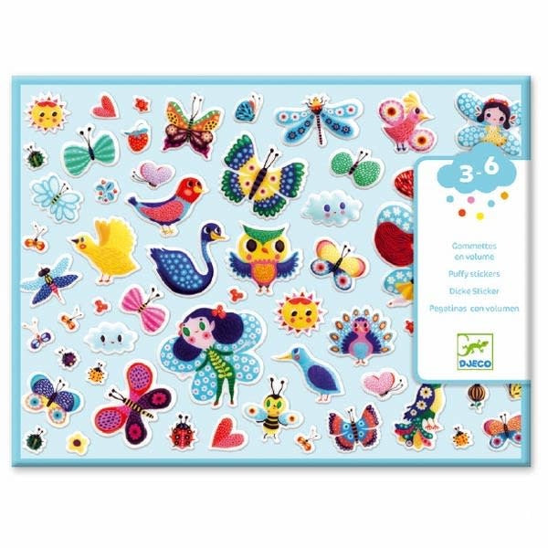 Little Wings Puffy Stickers by Djeco