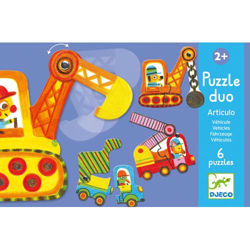 D08170 Puzzle duo / Articulo vehicles