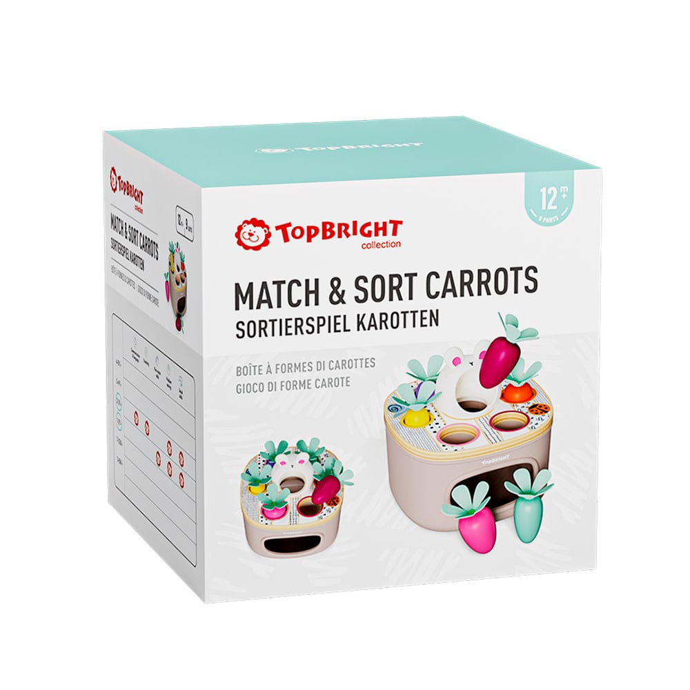 Top Bright - Boîte à forme de carottes