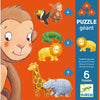 Djeco 07114  Giant Puzzle/Marmoset and friends/ 4,6,9 pcs