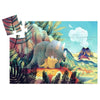 Silhouette puzzle / Teo the dino - 24 pcs