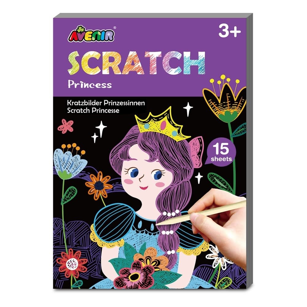 AVENIR - MINI SCRATCH BOOK - PRINCESS