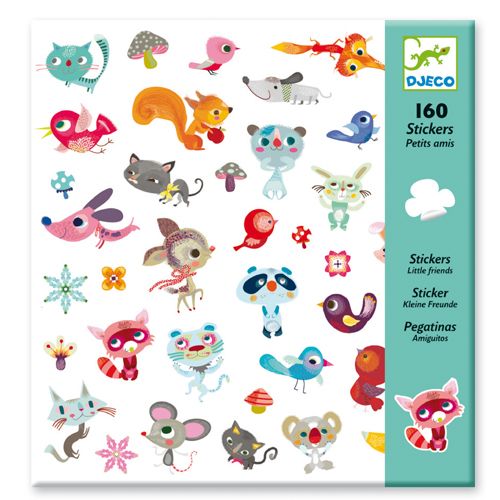 DJeco 08842 Stickers / Small Friends