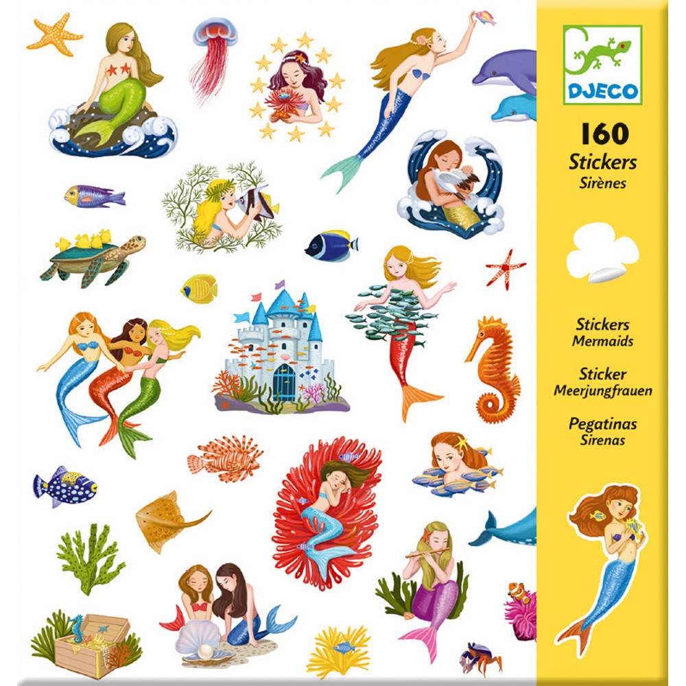 Djeco 08885 - Mermaid Stickers